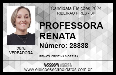 Candidato PROFESSORA RENATA 2024 - RIBEIRÃO PIRES - Eleições