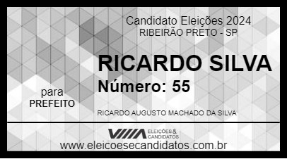 Candidato RICARDO SILVA 2024 - RIBEIRÃO PRETO - Eleições