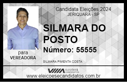 Candidato SILMARA DO POSTO 2024 - JERIQUARA - Eleições