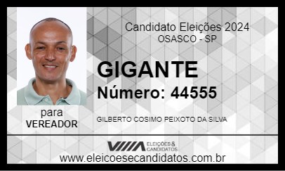 Candidato GIGANTE 2024 - OSASCO - Eleições