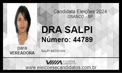 Candidato DRA SALPI 2024 - OSASCO - Eleições