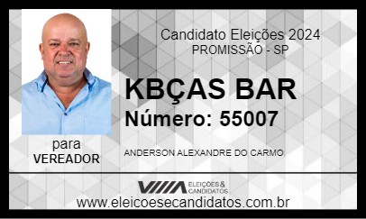 Candidato KBÇAS BAR 2024 - PROMISSÃO - Eleições