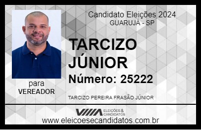 Candidato TARCIZO JÚNIOR 2024 - GUARUJÁ - Eleições