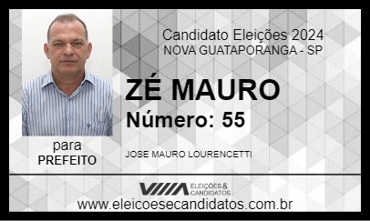 Candidato ZÉ MAURO 2024 - NOVA GUATAPORANGA - Eleições