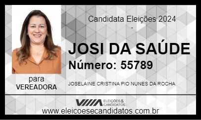 Candidato JOSI DA SAÚDE 2024 - TUPÃ - Eleições