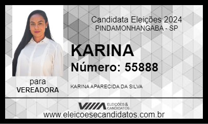 Candidato KARINA 2024 - PINDAMONHANGABA - Eleições