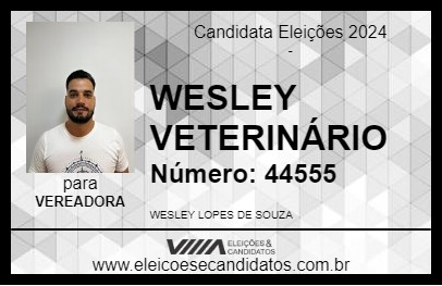 Candidato WESLEY VETERINÁRIO 2024 - PRAIA GRANDE - Eleições