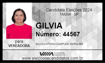 Candidato GILVIA 2024 - TAIÚVA - Eleições