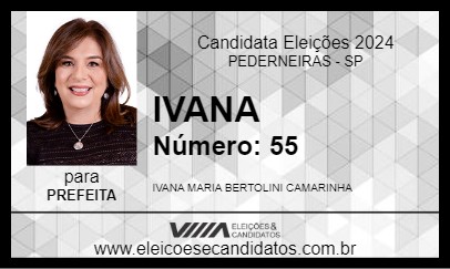 Candidato IVANA 2024 - PEDERNEIRAS - Eleições