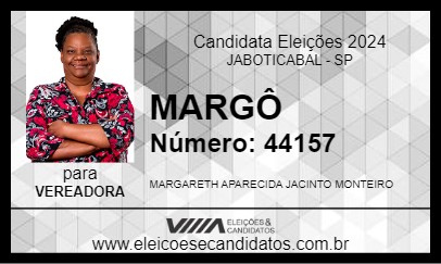 Candidato MARGÔ 2024 - JABOTICABAL - Eleições