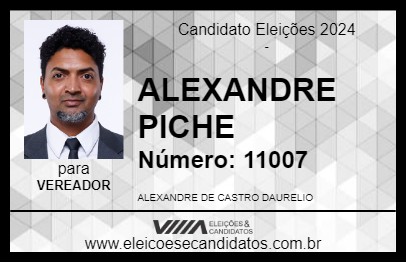 Candidato ALEXANDRE PICHE 2024 - OSASCO - Eleições