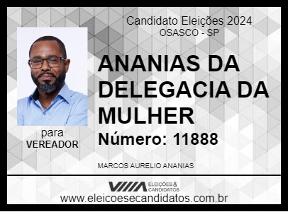 Candidato ANANIAS PROTETOR DAS MULHERES 2024 - OSASCO - Eleições