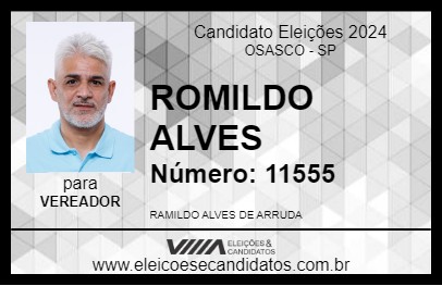 Candidato ROMILDO ALVES 2024 - OSASCO - Eleições