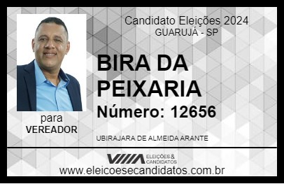 Candidato BIRA DA PEIXARIA 2024 - GUARUJÁ - Eleições