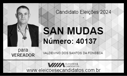 Candidato SAN MUDAS 2024 - FRANCA - Eleições