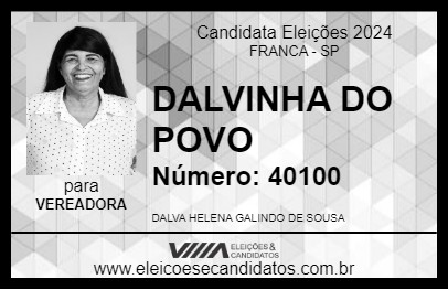 Candidato DALVINHA DO POVO 2024 - FRANCA - Eleições