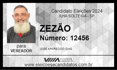 Candidato ZEZÃO 2024 - ILHA SOLTEIRA - Eleições