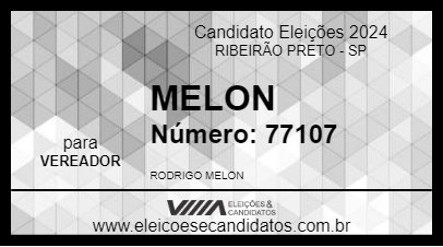 Candidato MELON 2024 - RIBEIRÃO PRETO - Eleições