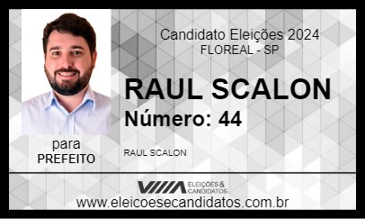 Candidato RAUL SCALON 2024 - FLOREAL - Eleições