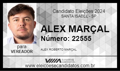 Candidato ALEX MARÇAL 2024 - SANTA ISABEL - Eleições