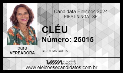 Candidato CLÉU 2024 - PIRATININGA - Eleições