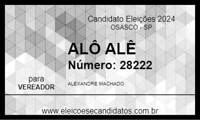 Candidato ALÔ ALÊ 2024 - OSASCO - Eleições