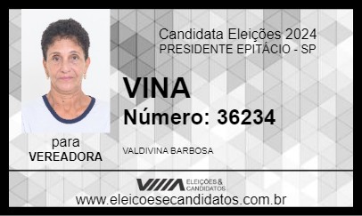 Candidato VINA 2024 - PRESIDENTE EPITÁCIO - Eleições