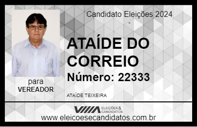 Candidato ATAÍDE DO CORREIO 2024 - CASTILHO - Eleições