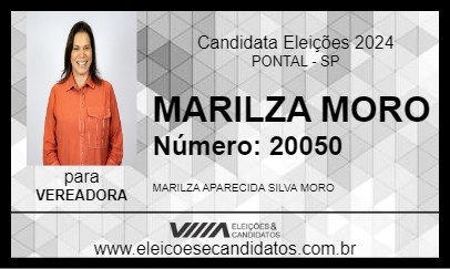 Candidato MARILZA MORO 2024 - PONTAL - Eleições