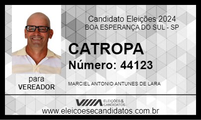 Candidato CATROPA 2024 - BOA ESPERANÇA DO SUL - Eleições