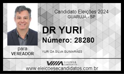 Candidato DR YURI 2024 - GUARUJÁ - Eleições