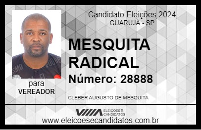 Candidato MESQUITA RADICAL 2024 - GUARUJÁ - Eleições