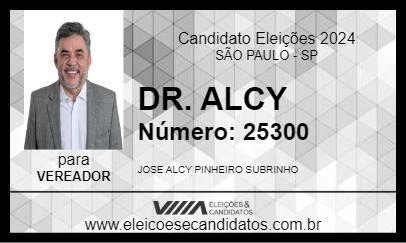 Candidato DR. ALCY 2024 - SÃO PAULO - Eleições