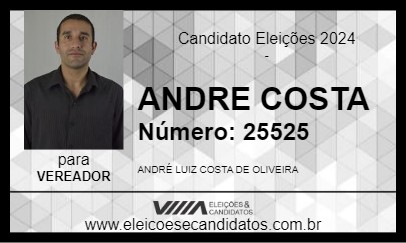 Candidato ANDRE COSTA 2024 - SÃO PAULO - Eleições