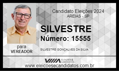 Candidato SILVESTRE 2024 - AREIAS - Eleições