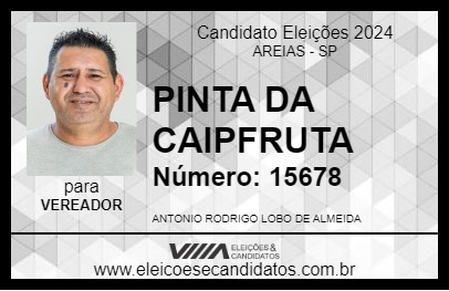 Candidato PINTA DA CAIPFRUTA 2024 - AREIAS - Eleições