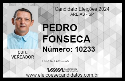 Candidato PEDRO FONSECA 2024 - AREIAS - Eleições