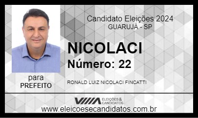 Candidato NICOLACI 2024 - GUARUJÁ - Eleições