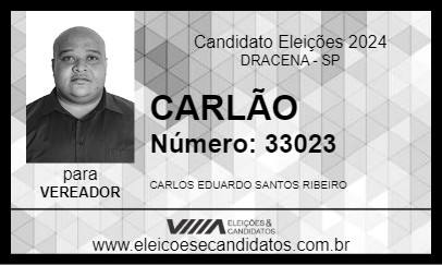 Candidato CARLÃO 2024 - DRACENA - Eleições