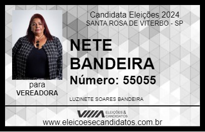 Candidato NETE BANDEIRA 2024 - SANTA ROSA DE VITERBO - Eleições