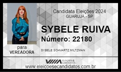 Candidato SYBELE RUIVA 2024 - GUARUJÁ - Eleições