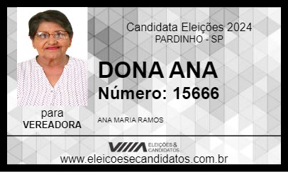 Candidato DONA ANA 2024 - PARDINHO - Eleições