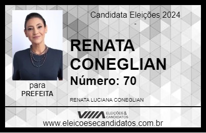 Candidato RENATA CONEGLIAN 2024 - OSVALDO CRUZ - Eleições