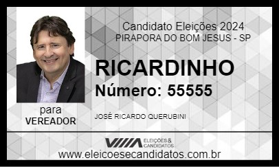 Candidato RICARDINHO 2024 - PIRAPORA DO BOM JESUS - Eleições