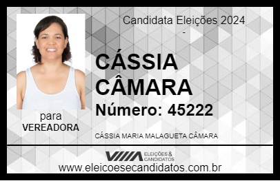 Candidato CÁSSIA CÂMARA 2024 - MARTINÓPOLIS - Eleições