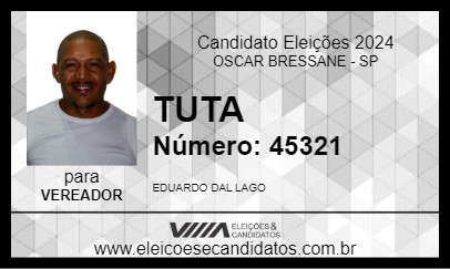 Candidato TUTA 2024 - OSCAR BRESSANE - Eleições