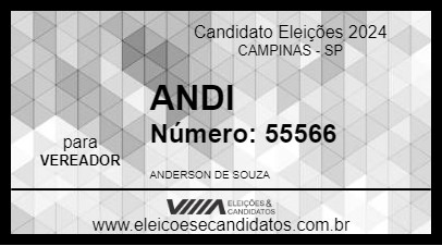 Candidato ANDI 2024 - CAMPINAS - Eleições