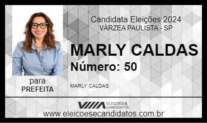 Candidato MARLY CALDAS 2024 - VÁRZEA PAULISTA - Eleições