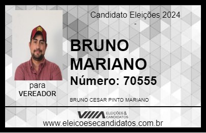 Candidato BRUNO MARIANO 2024 - BRAGANÇA PAULISTA - Eleições