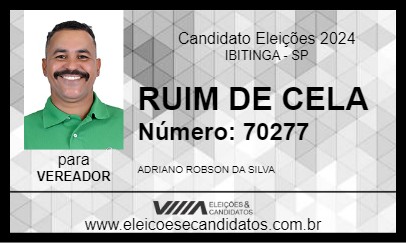 Candidato RUIM DE SELA 2024 - IBITINGA - Eleições